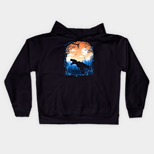 Prehistoric sunrise Kids Hoodie